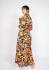 COLORBLOCK MAXI DRESS