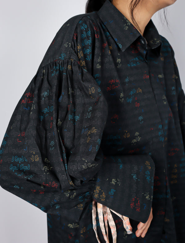 CTL BLACK BLOUSE SHIRT