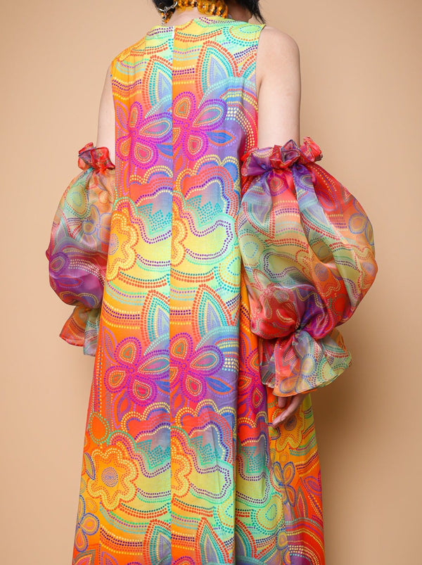 AURORA COLORFUL ORGANZA HAND CUFFS
