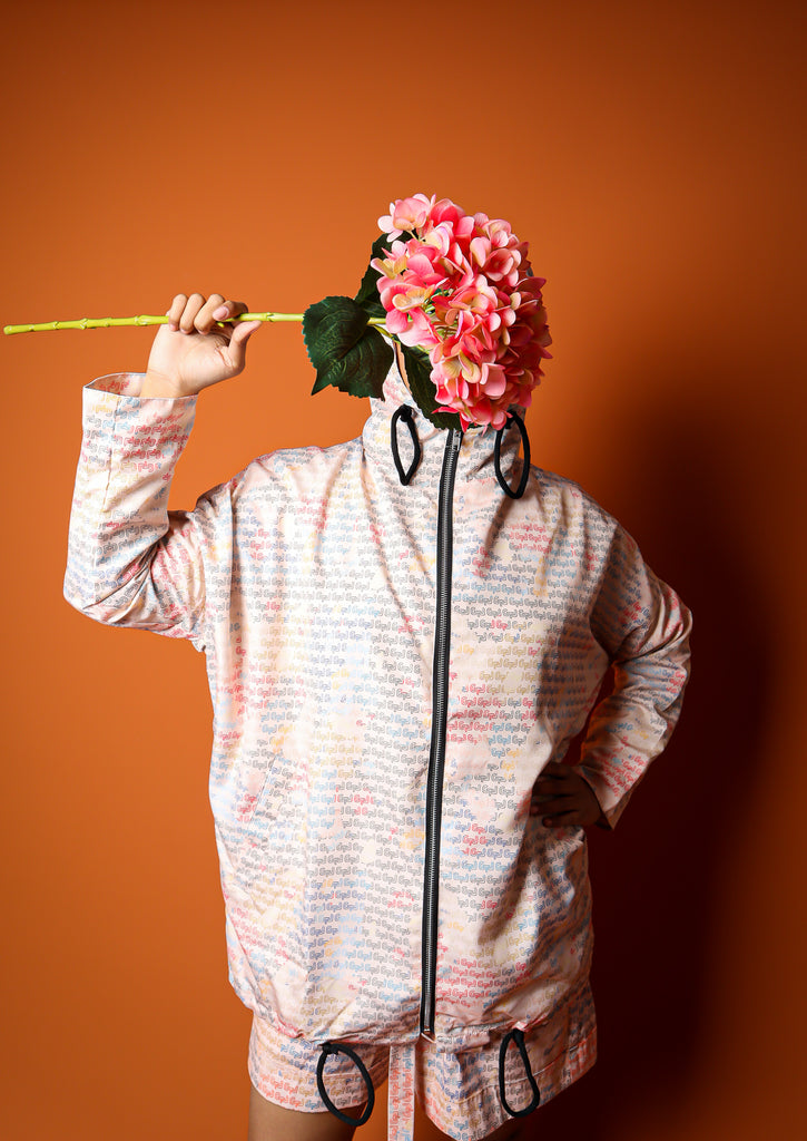 CTL CREAM NYLON LONG JACKET