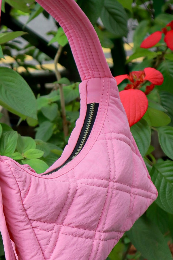 BASIC FUCHSIA QUILTED BAG