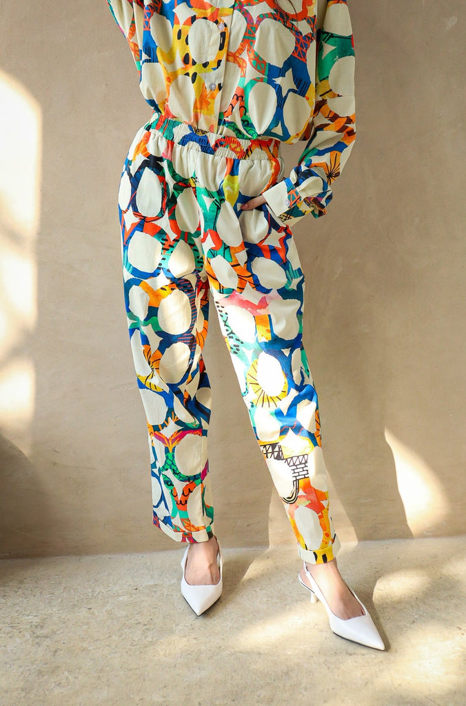 ROUNDY RUBBER WAIST PANTS