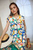 ROUNDY COLLAR TOP