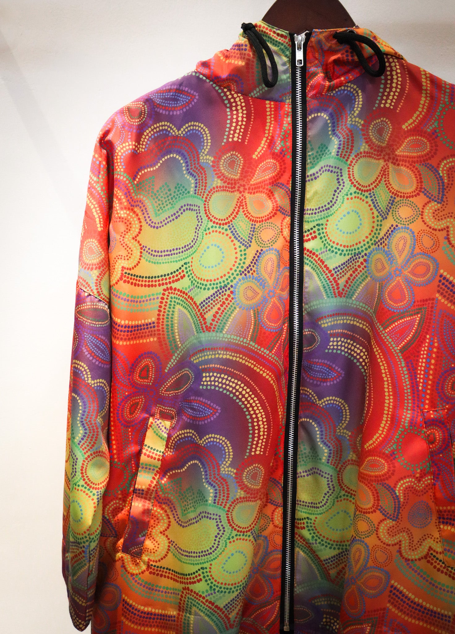 AURORA COLORFUL NYLON LONG JACKET