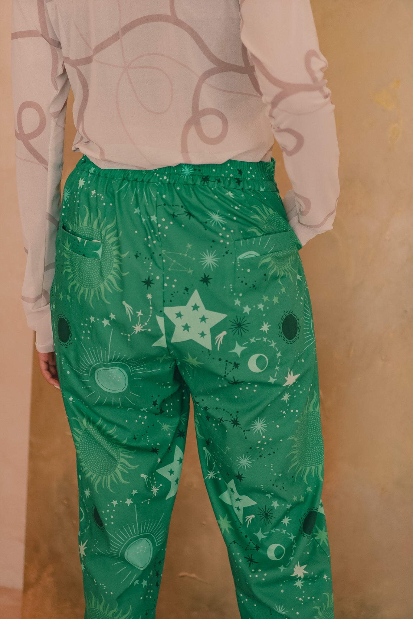 CALLA X ADINIA PANTS IN GREEN