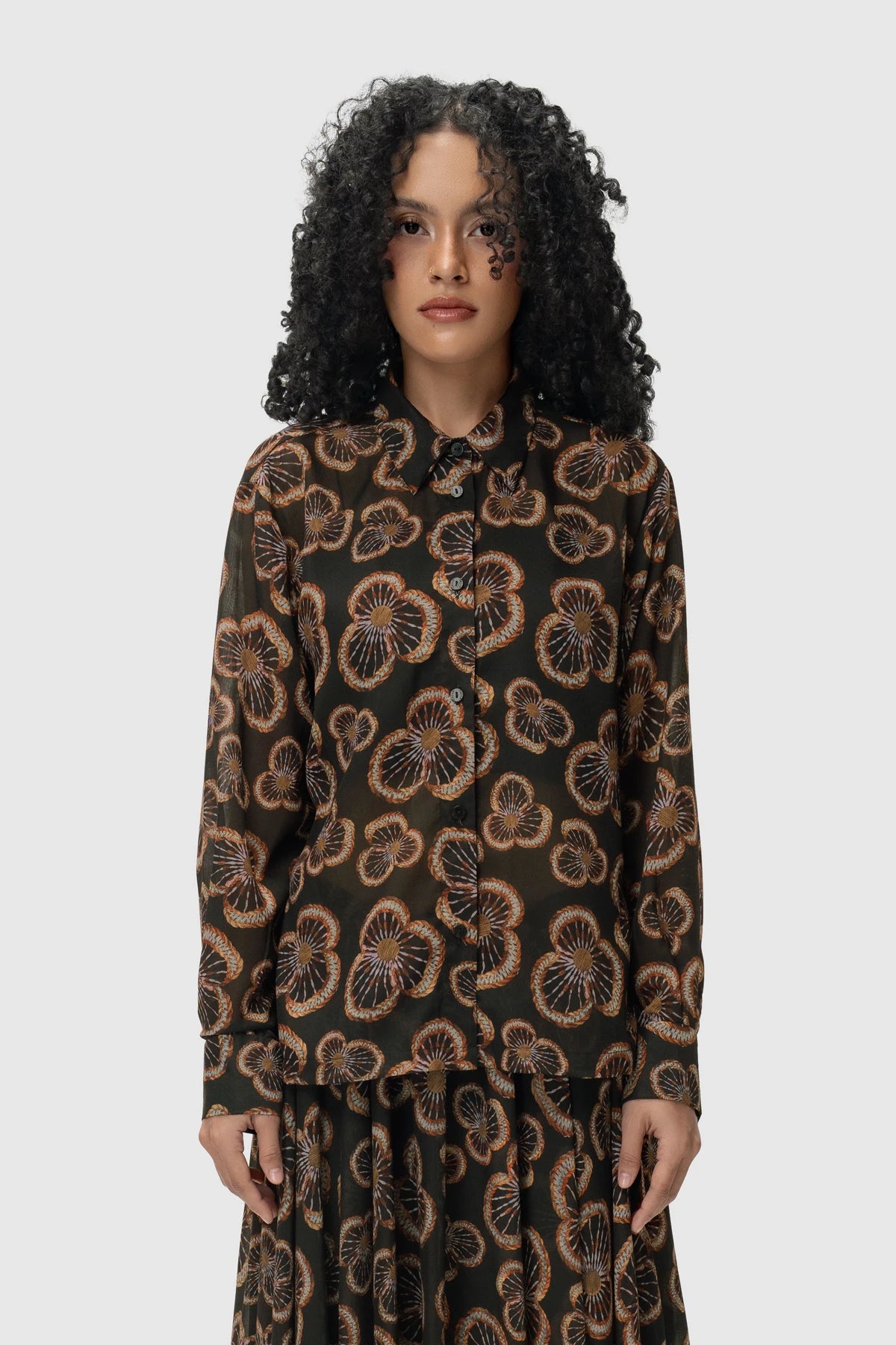 Ixora Basic Shirt - Flame