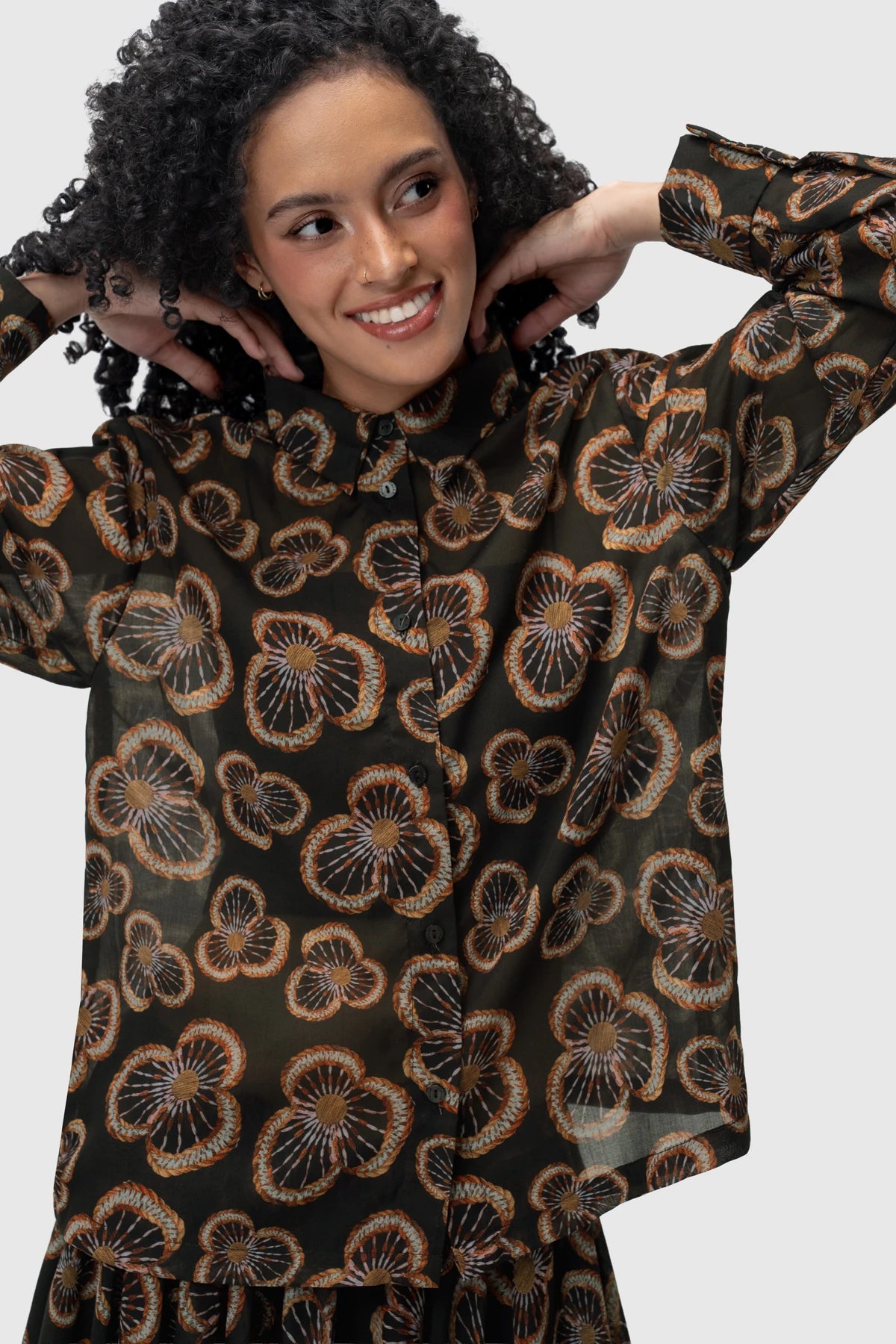 Ixora Basic Shirt - Flame