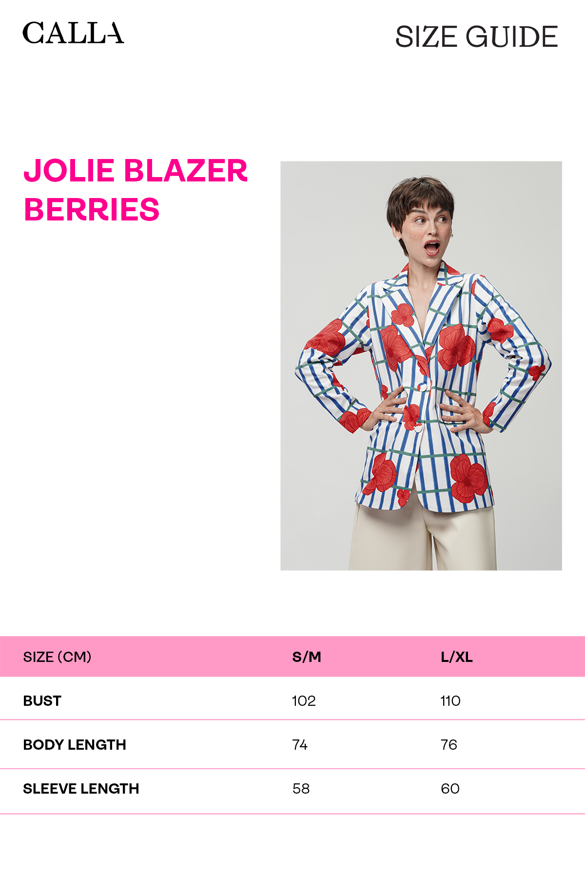 Jolie Blazer - Berries