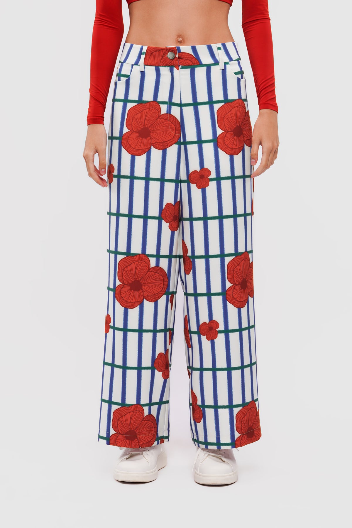 Jolie Long Pants - Berries
