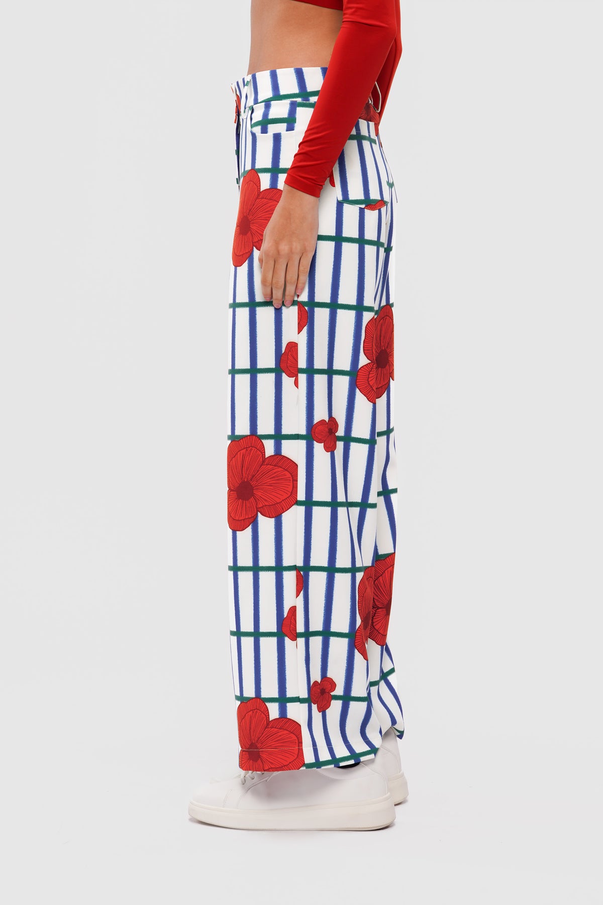 Jolie Long Pants - Berries