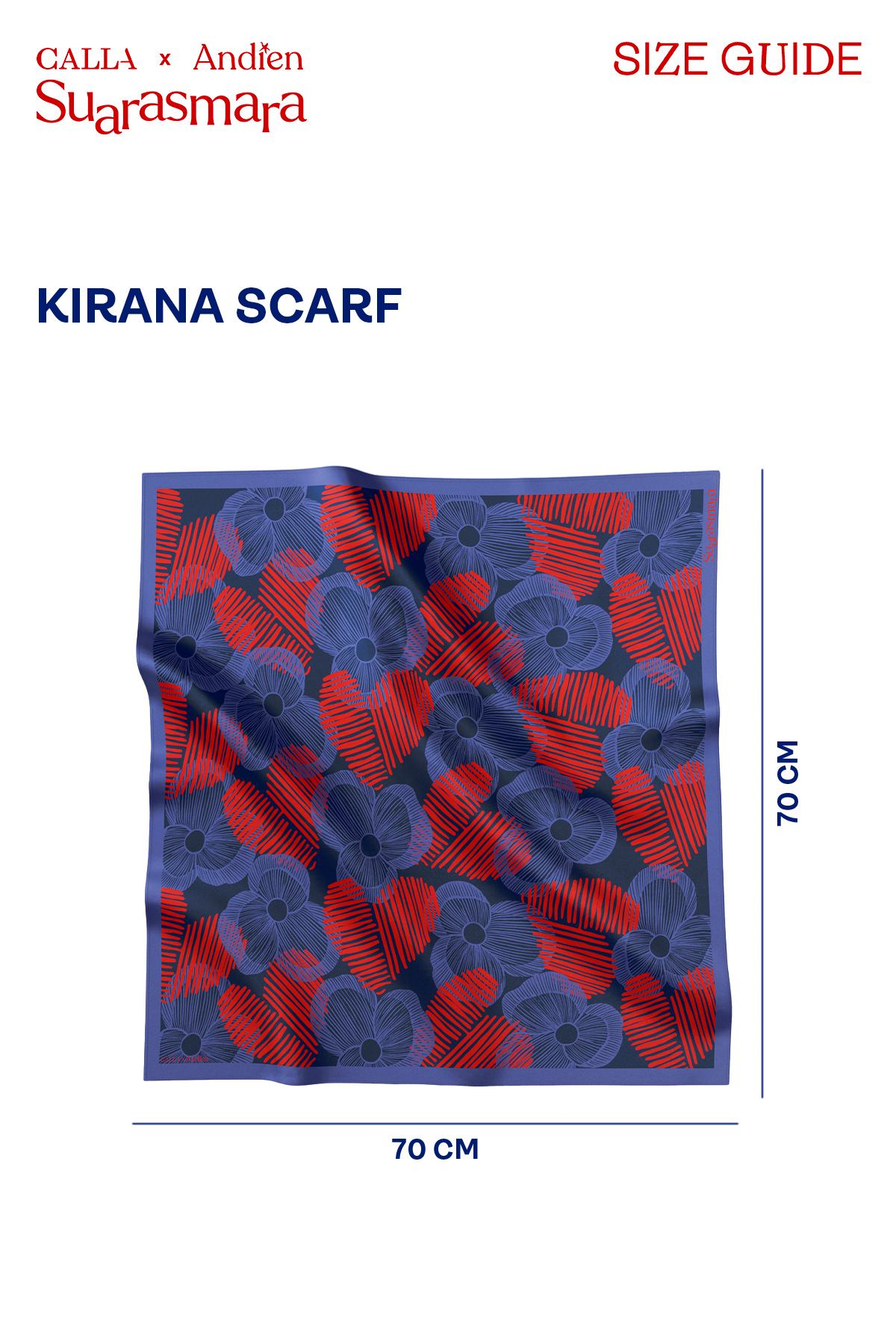 Kirana Scarf - Blue