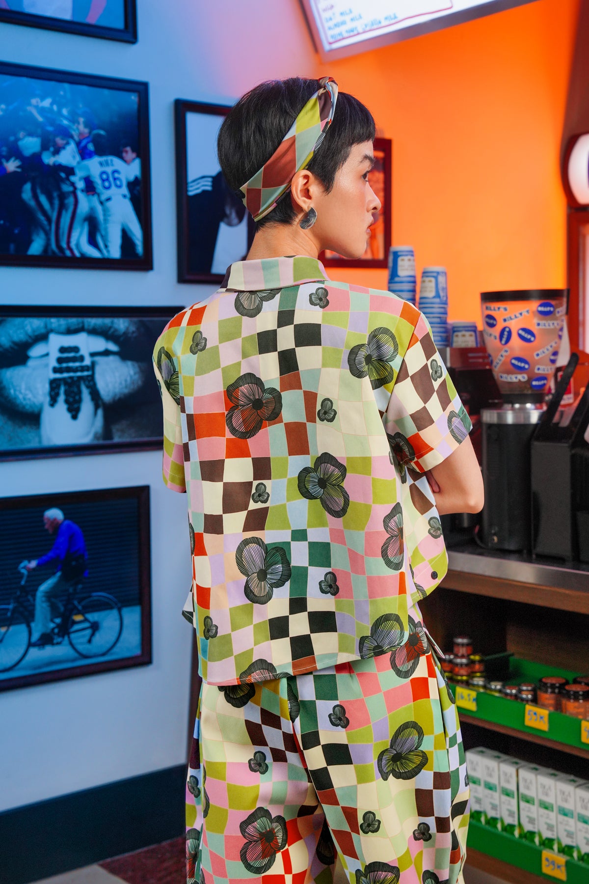 Lucid Bloom Asymmetric Shirt - Hues