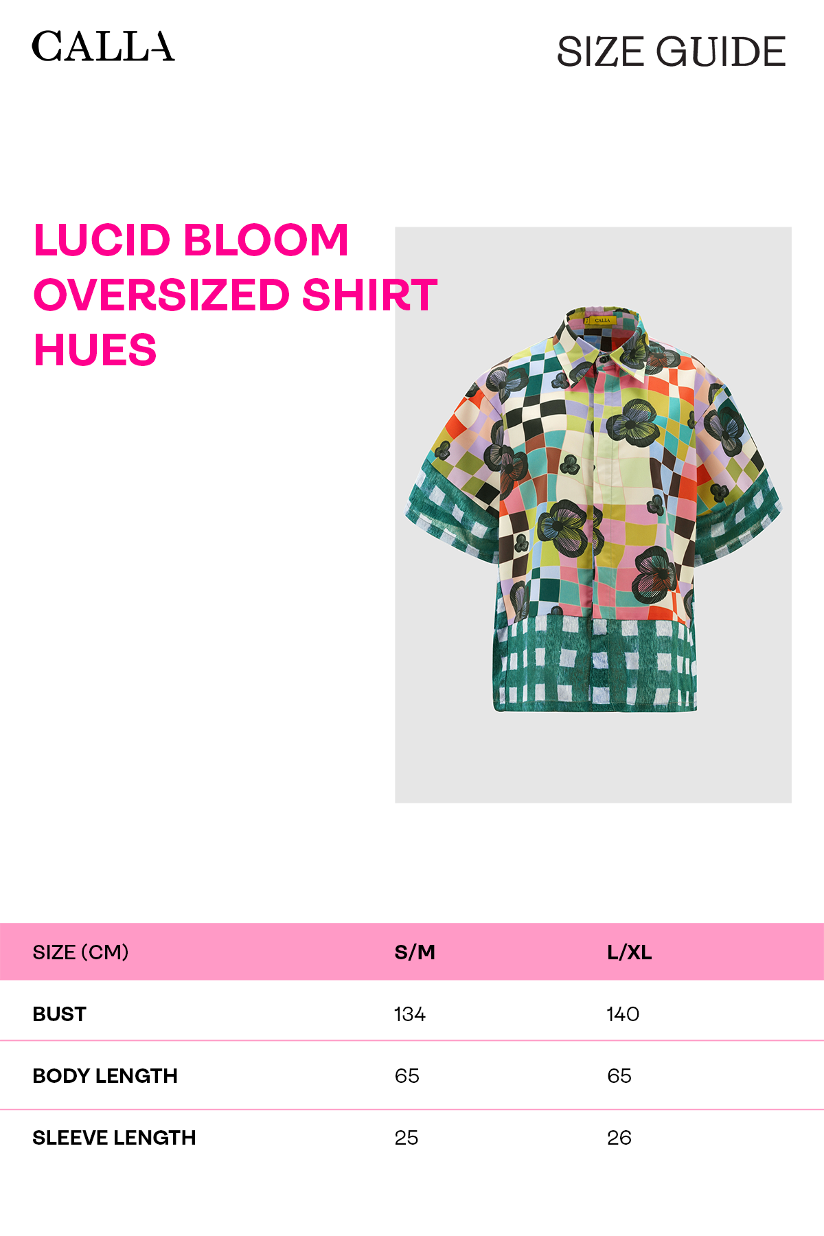 Lucid Bloom Oversized Shirt - Hues