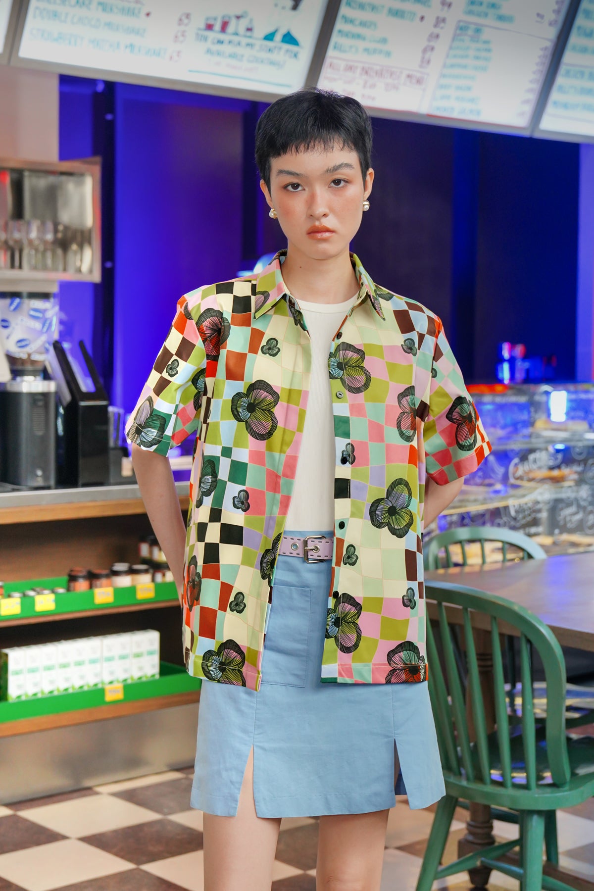 Lucid Bloom Short Shirt - Hues