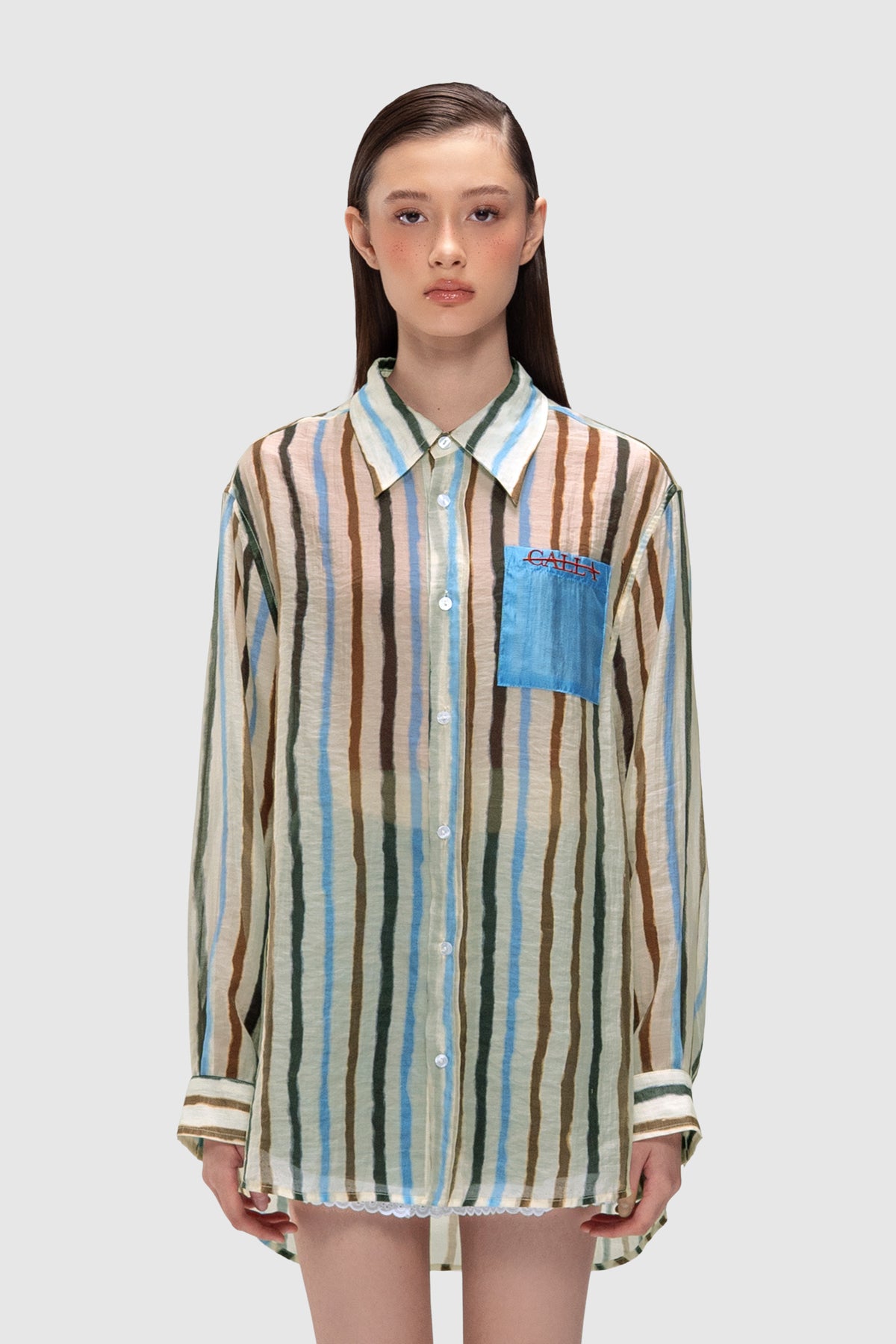 Lydia Striped Shirt - Multicolor