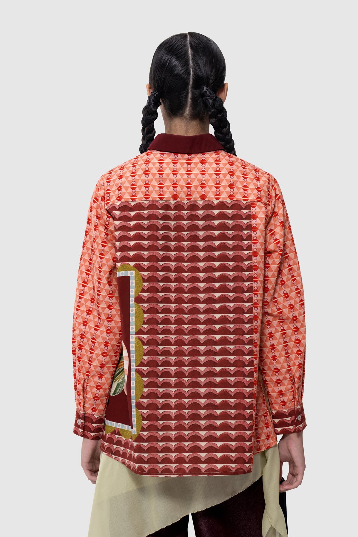 Mesh Motley Shirt - Terracotta