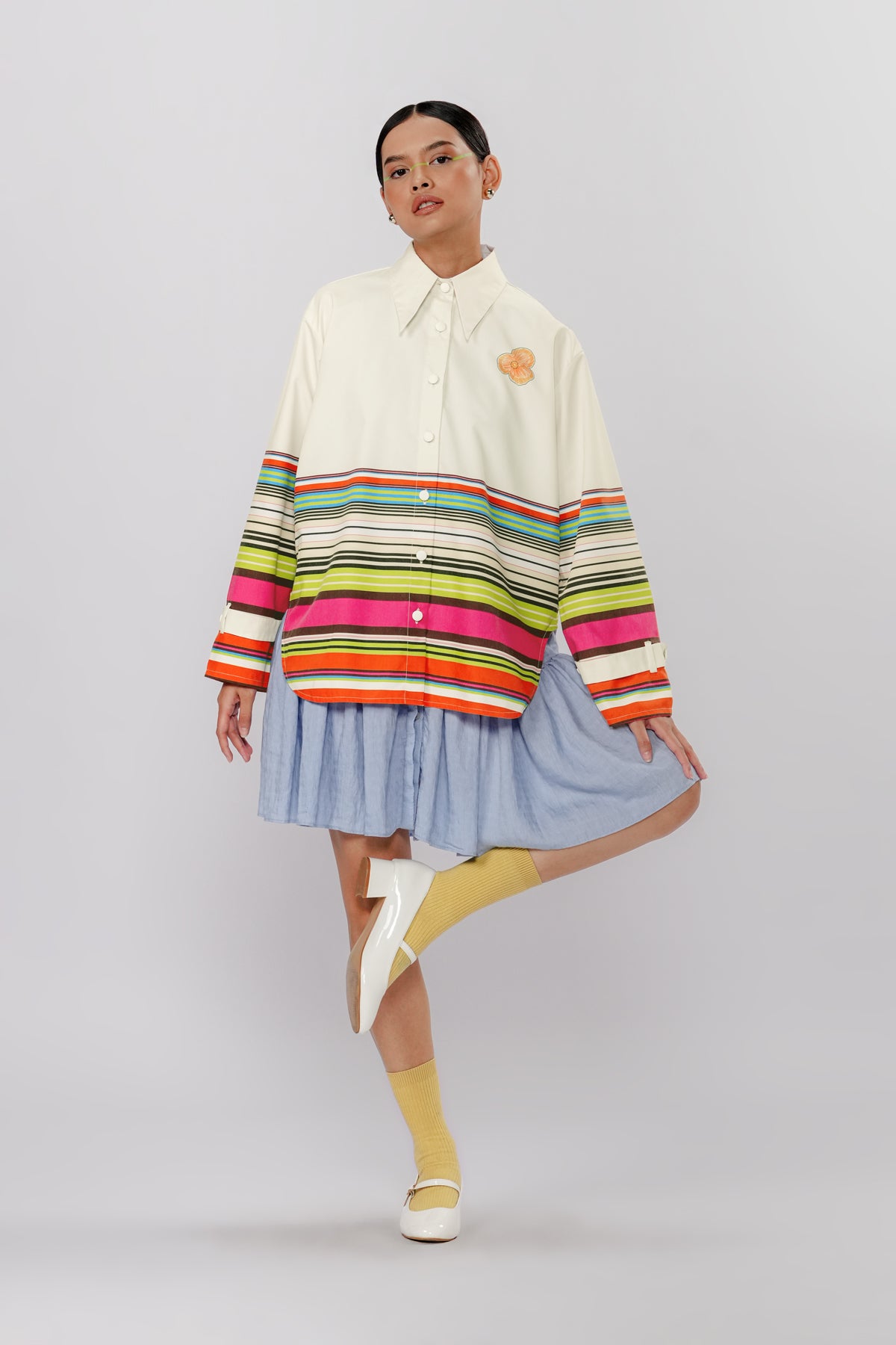 Misty Basic Shirt - Vermillion