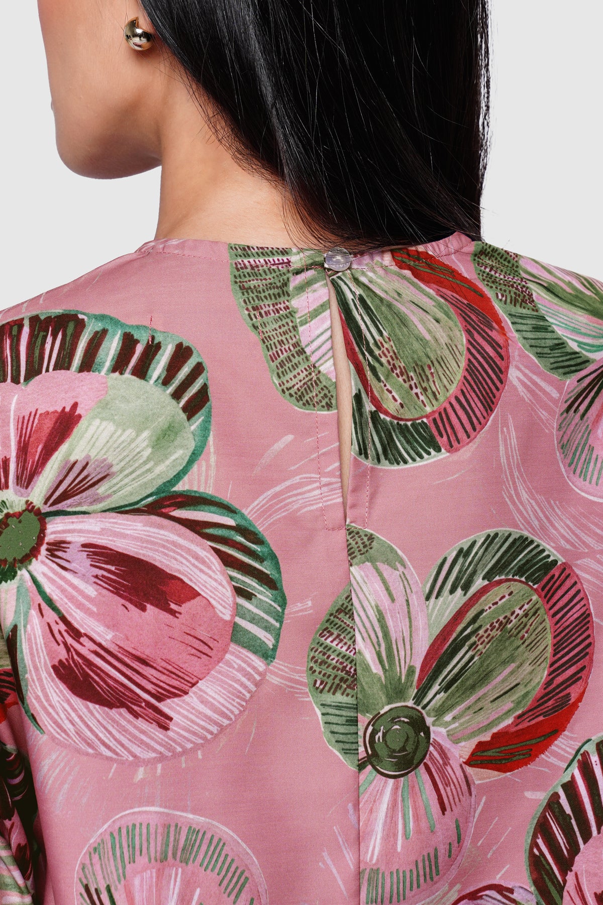 Mossveil Folded Blouse - Rosetaupe