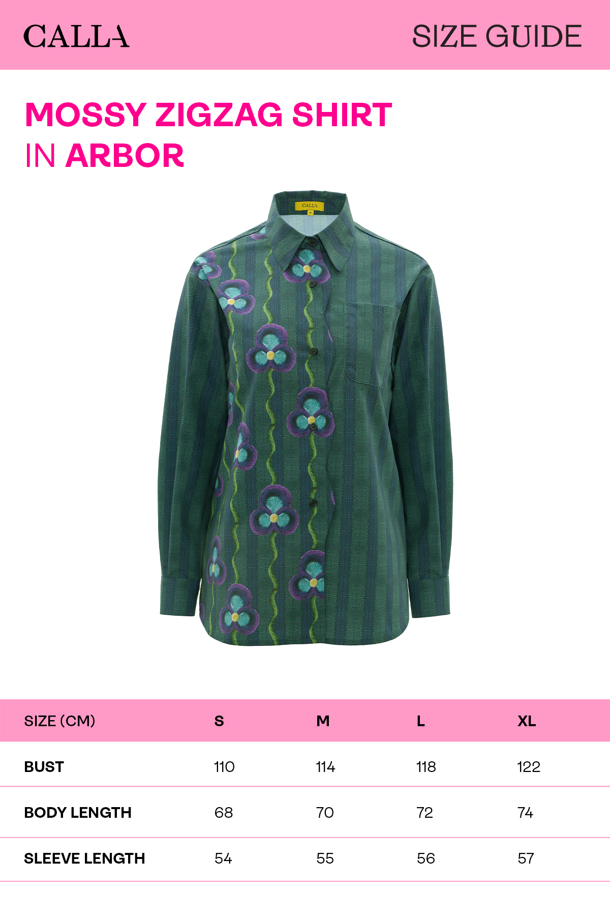 Mossy Zigzag Shirt - Arbor