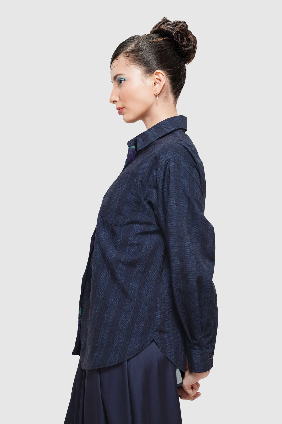 Mossy Zigzag Shirt - Nocturne