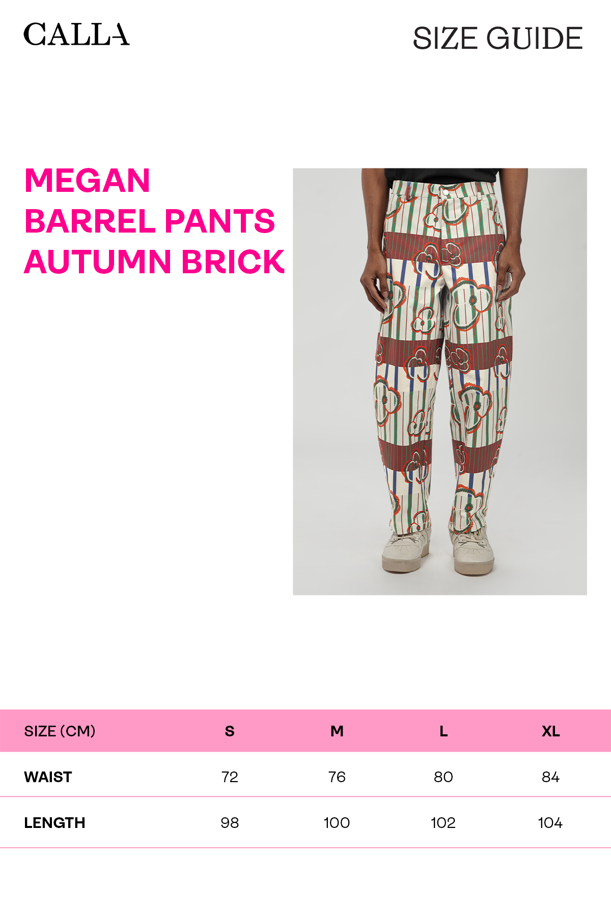Megan Barrel Pants - Autumn Brick