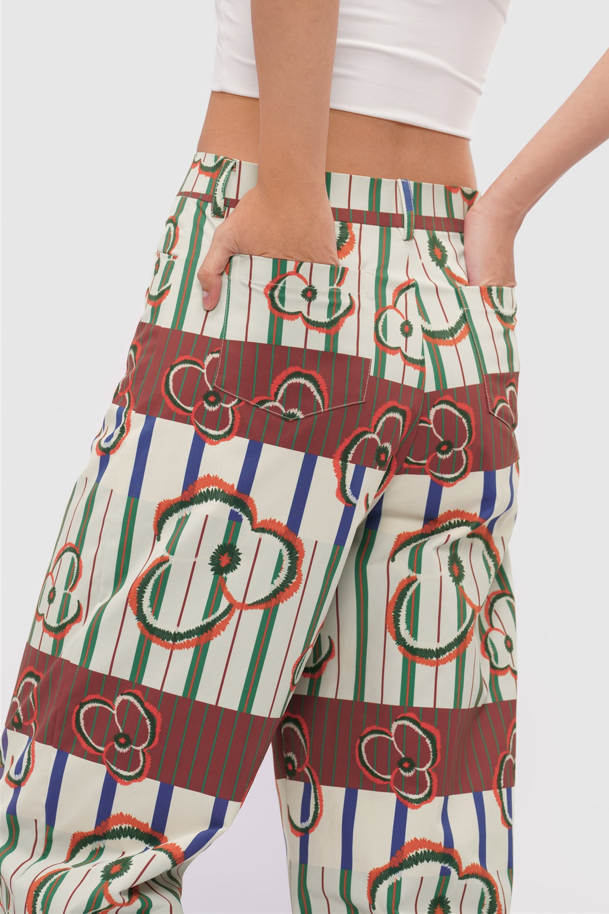 Megan Barrel Pants - Autumn Brick