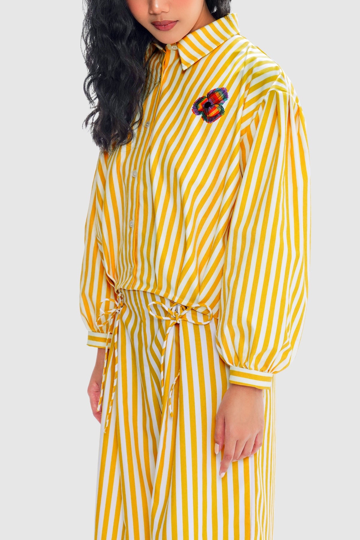 Mimosa Boxy Shirt - Goldenrod