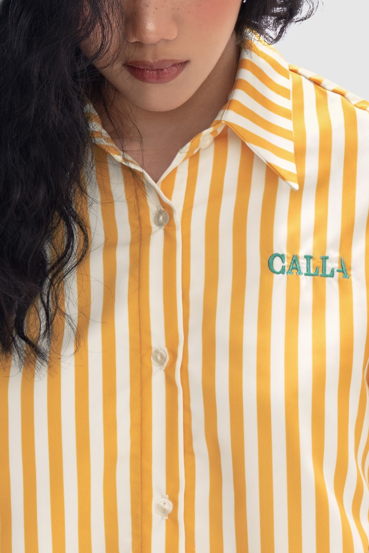 Mimosa Layered Shirt - Goldenrod