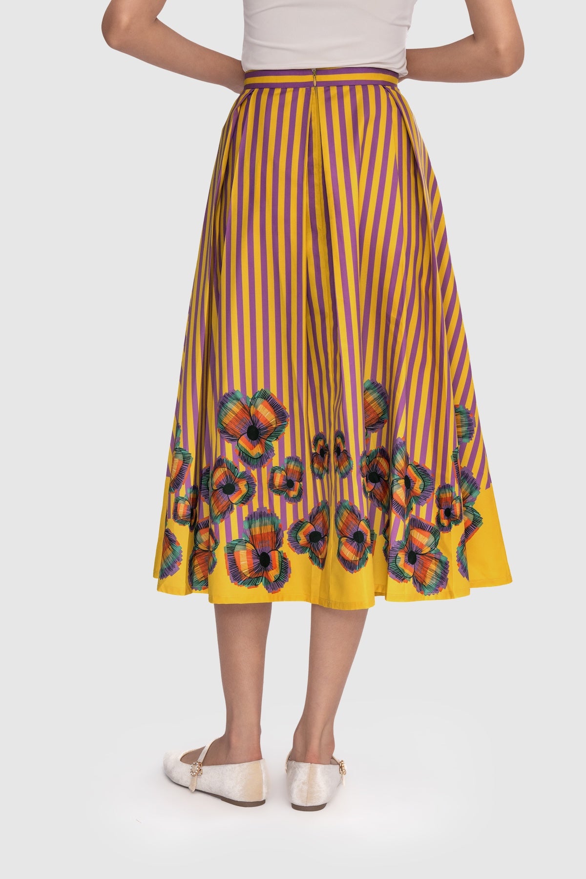 Mimosa Midi Skirt - Spectra