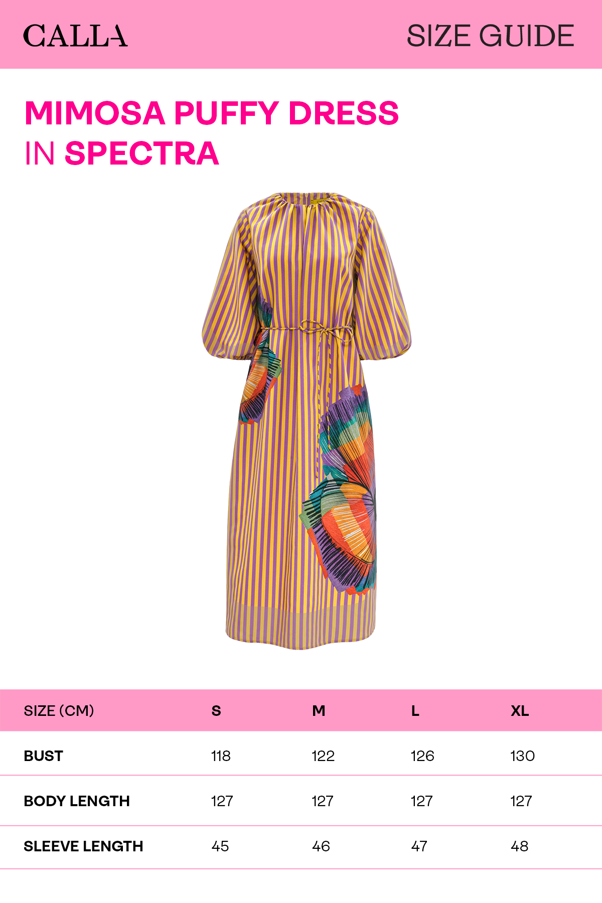 Mimosa Puffy Dress - Spectra