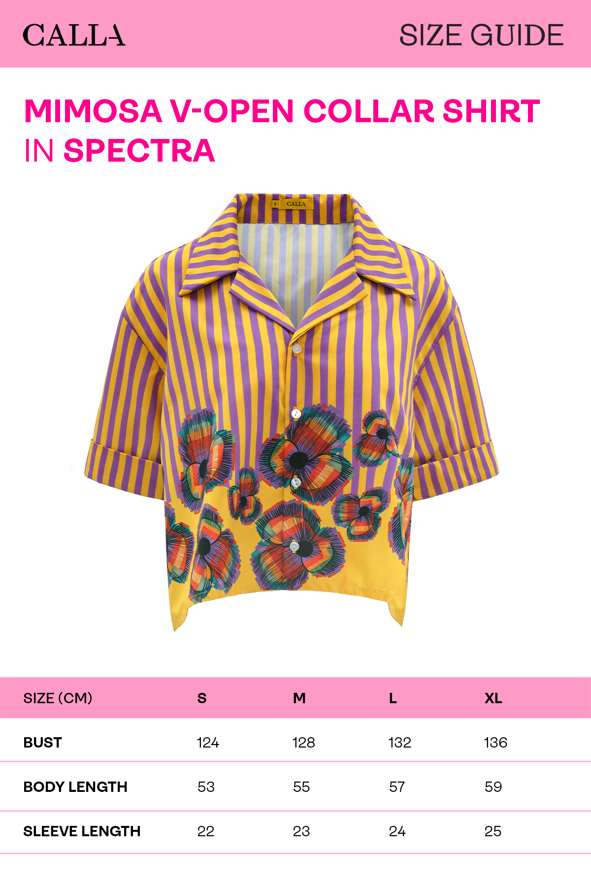 Mimosa V-Open Collar Shirt - Spectra