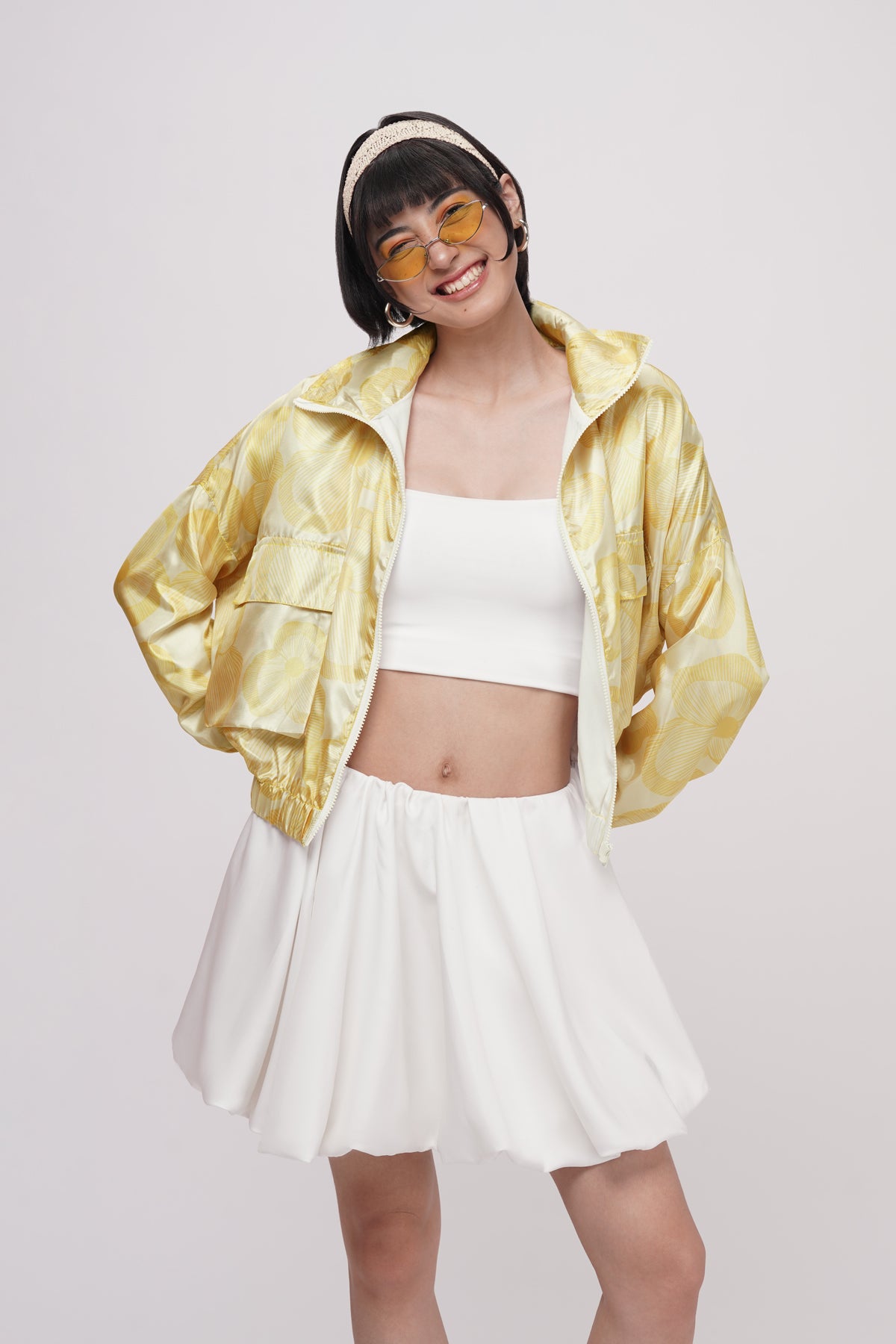 Mora Crop Jacket - Yell-o