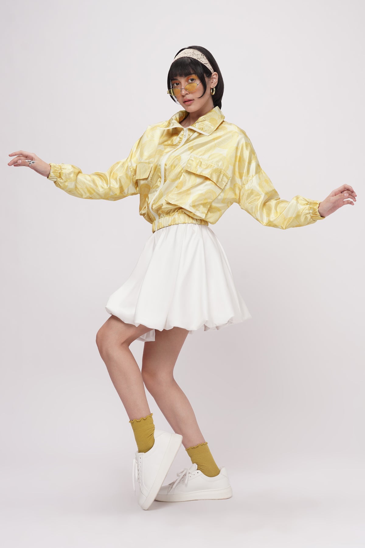 Mora Crop Jacket - Yell-o