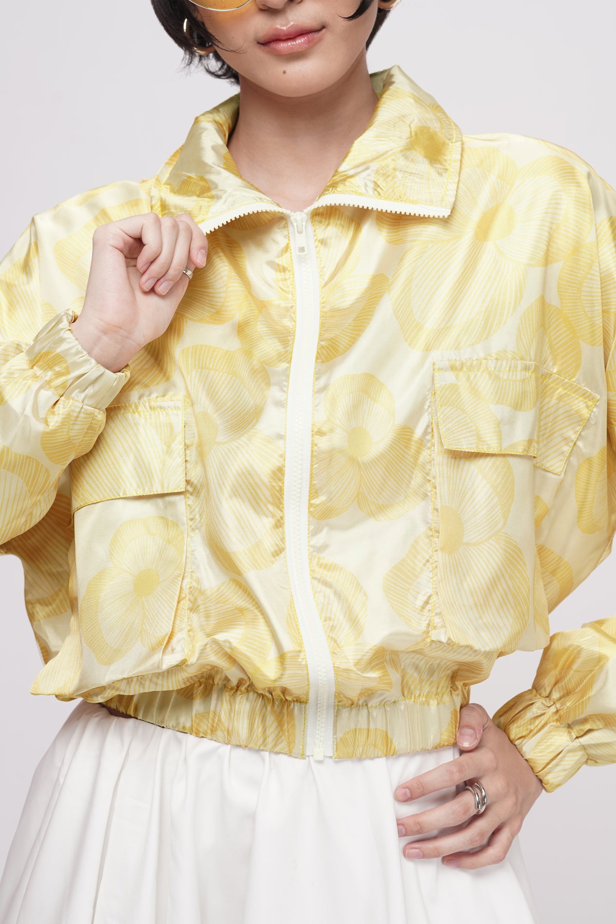 Mora Crop Jacket - Yell-o
