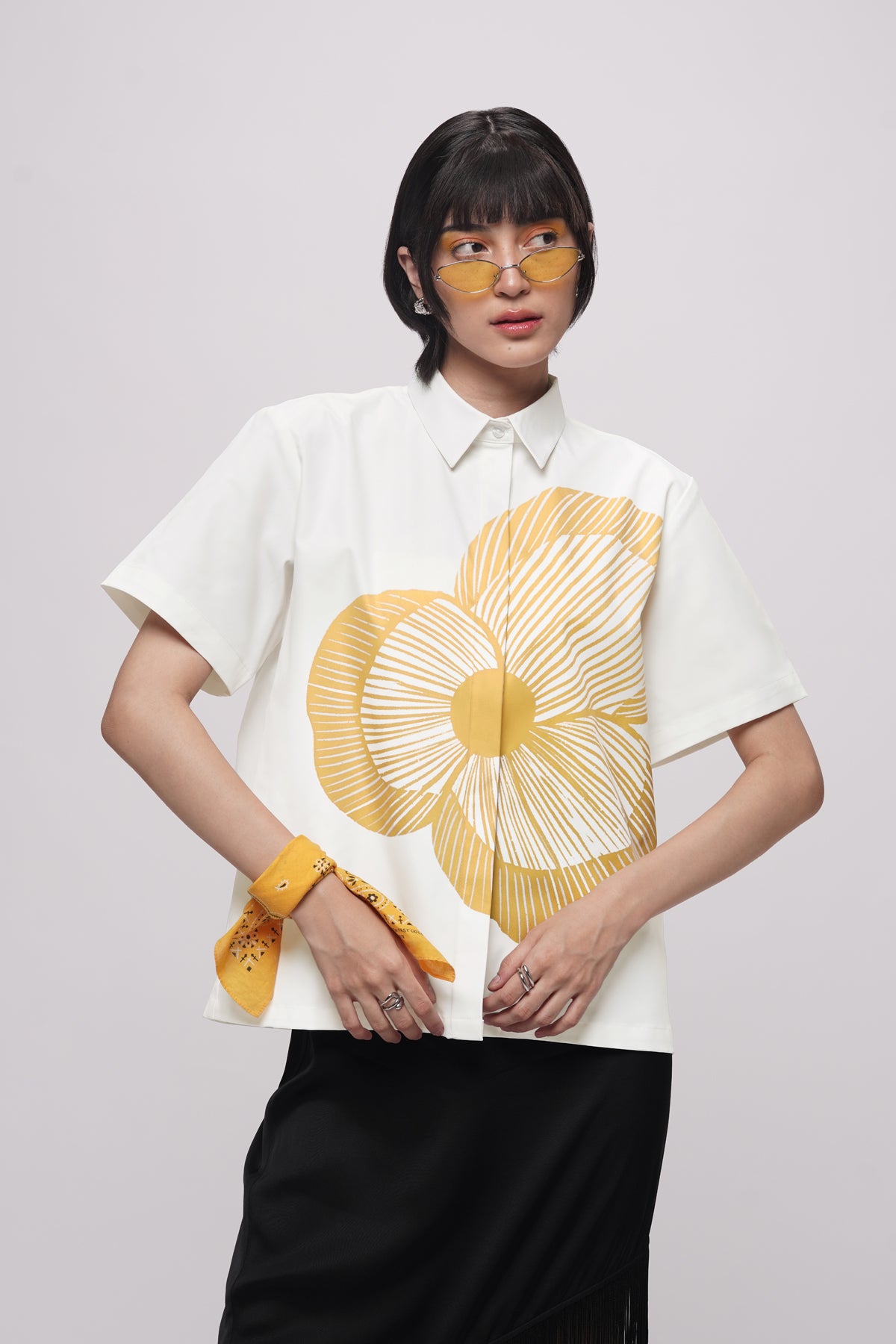 Mora Shirt - White Yell-o
