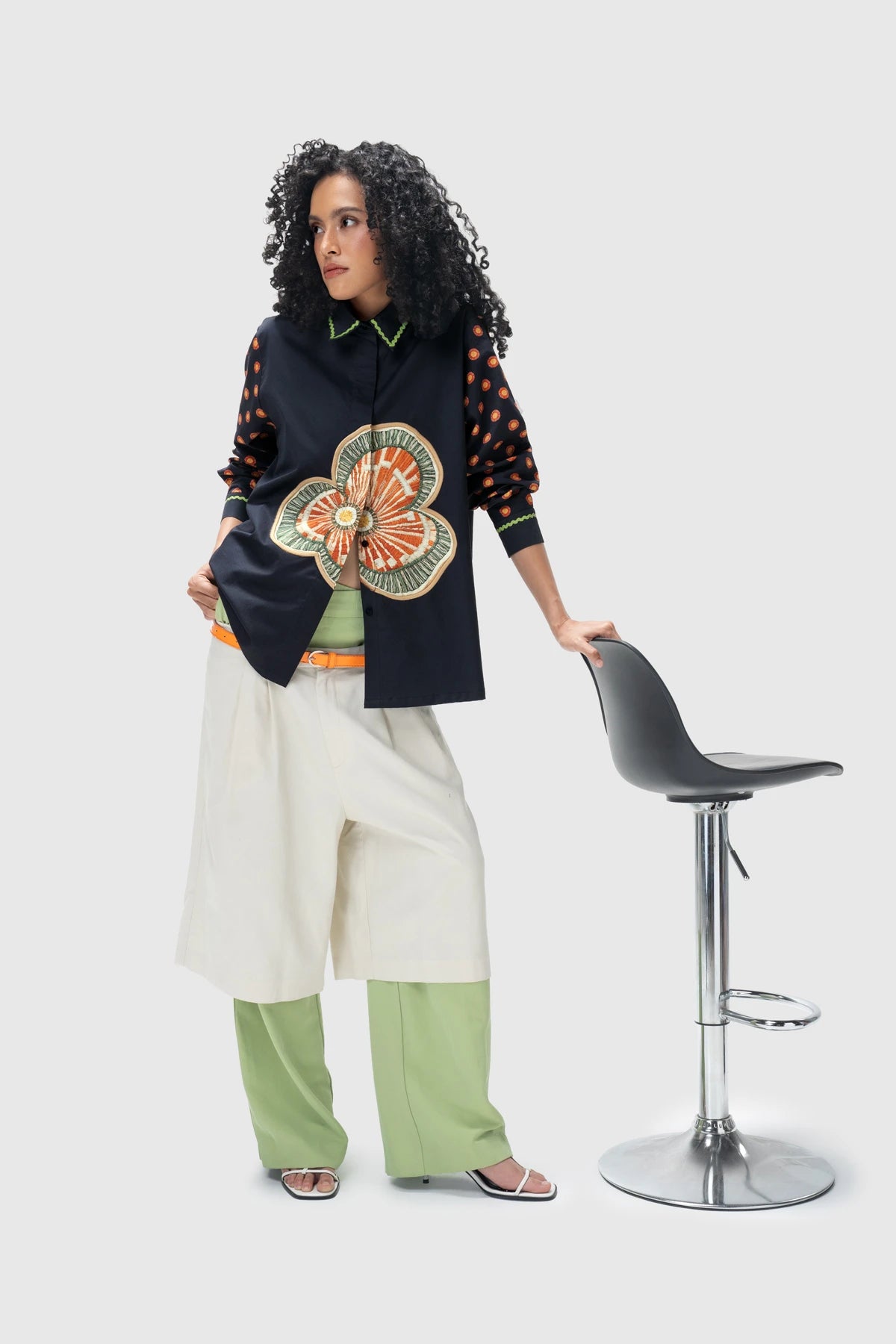 Noctra Pansy Shirt - Flames