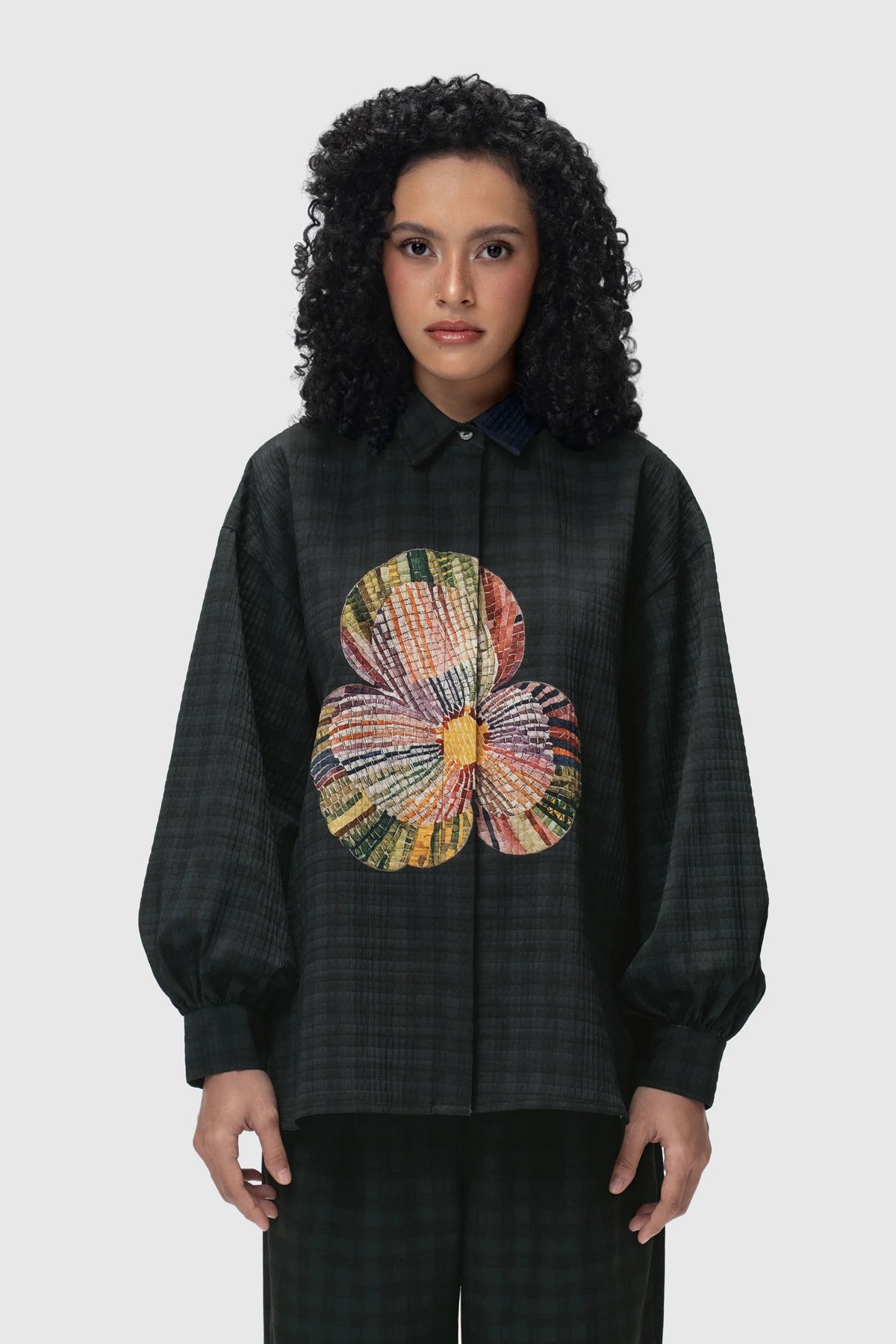 Noir Pansy Shirt - Lush
