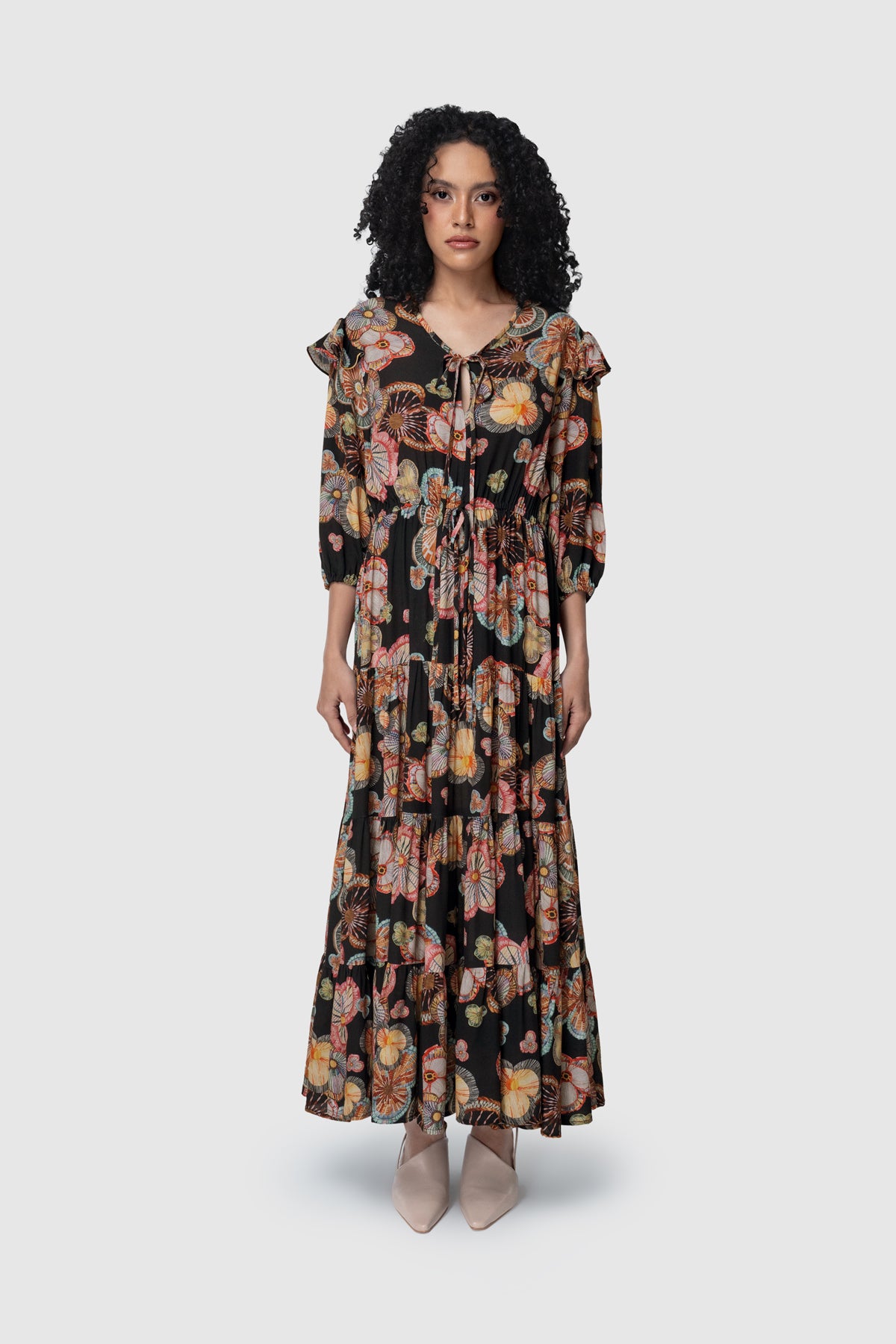 Nerine Tiered Dress - Dash