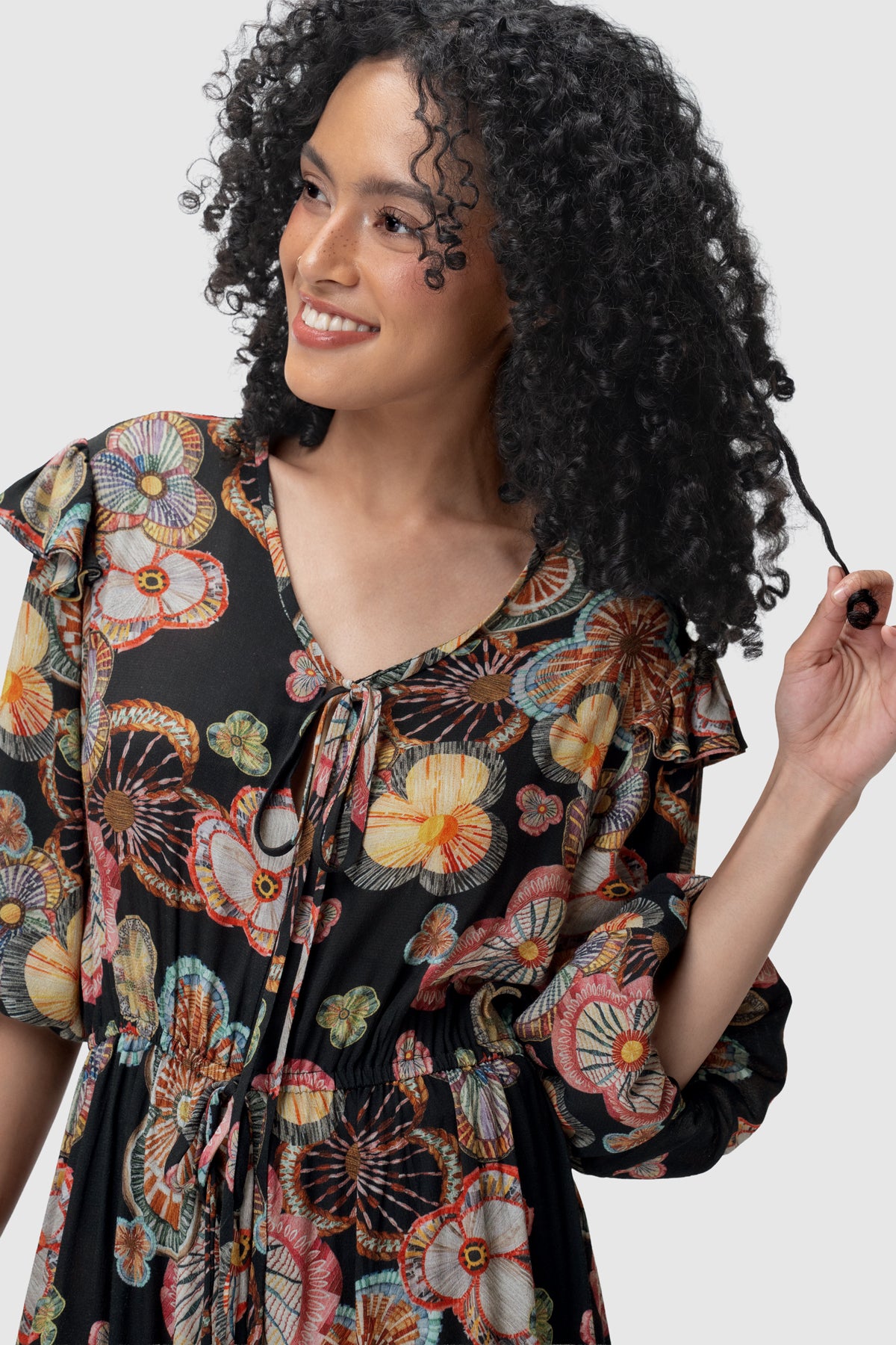 Nerine Tiered Dress - Dash