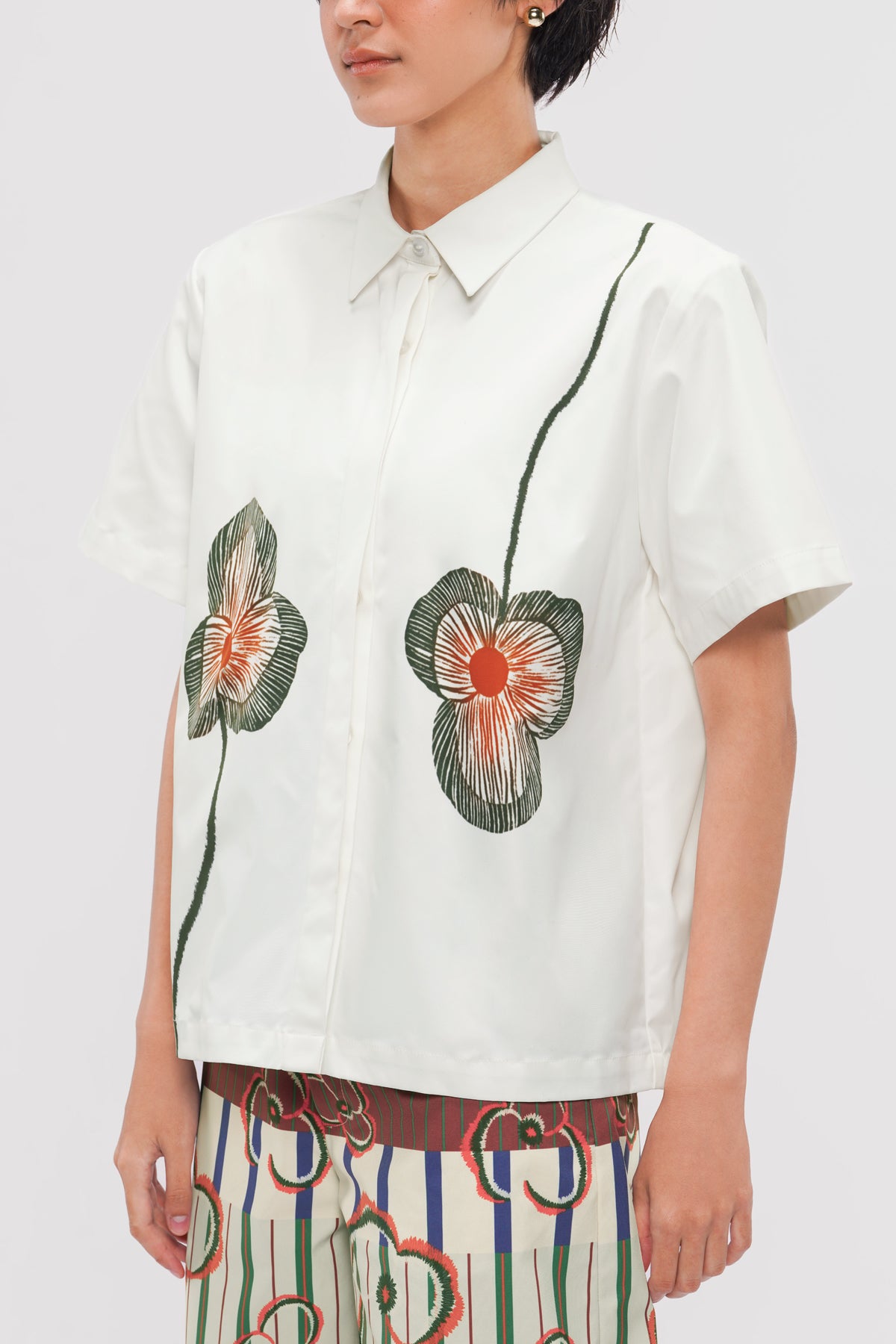 Nora Short Shirt - Marmalade