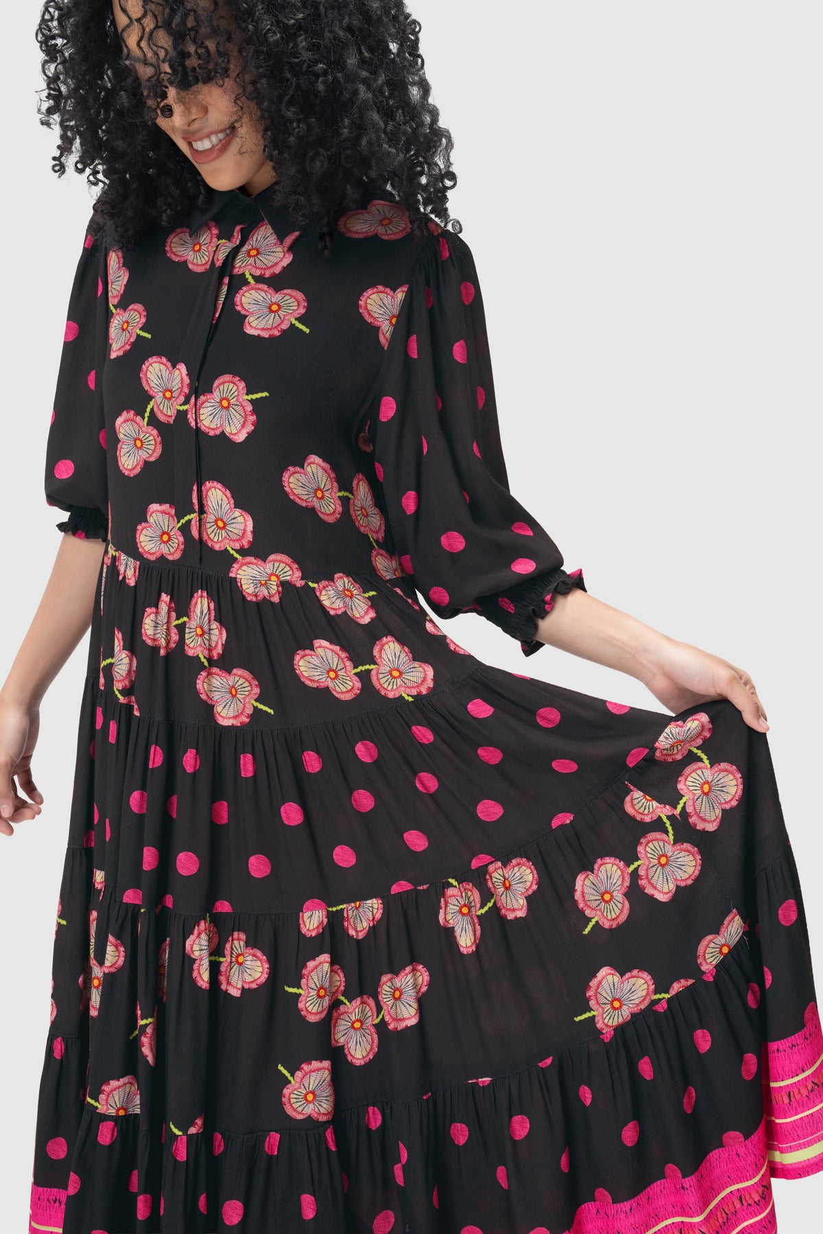 Nyx Long Dress - Pink Glo