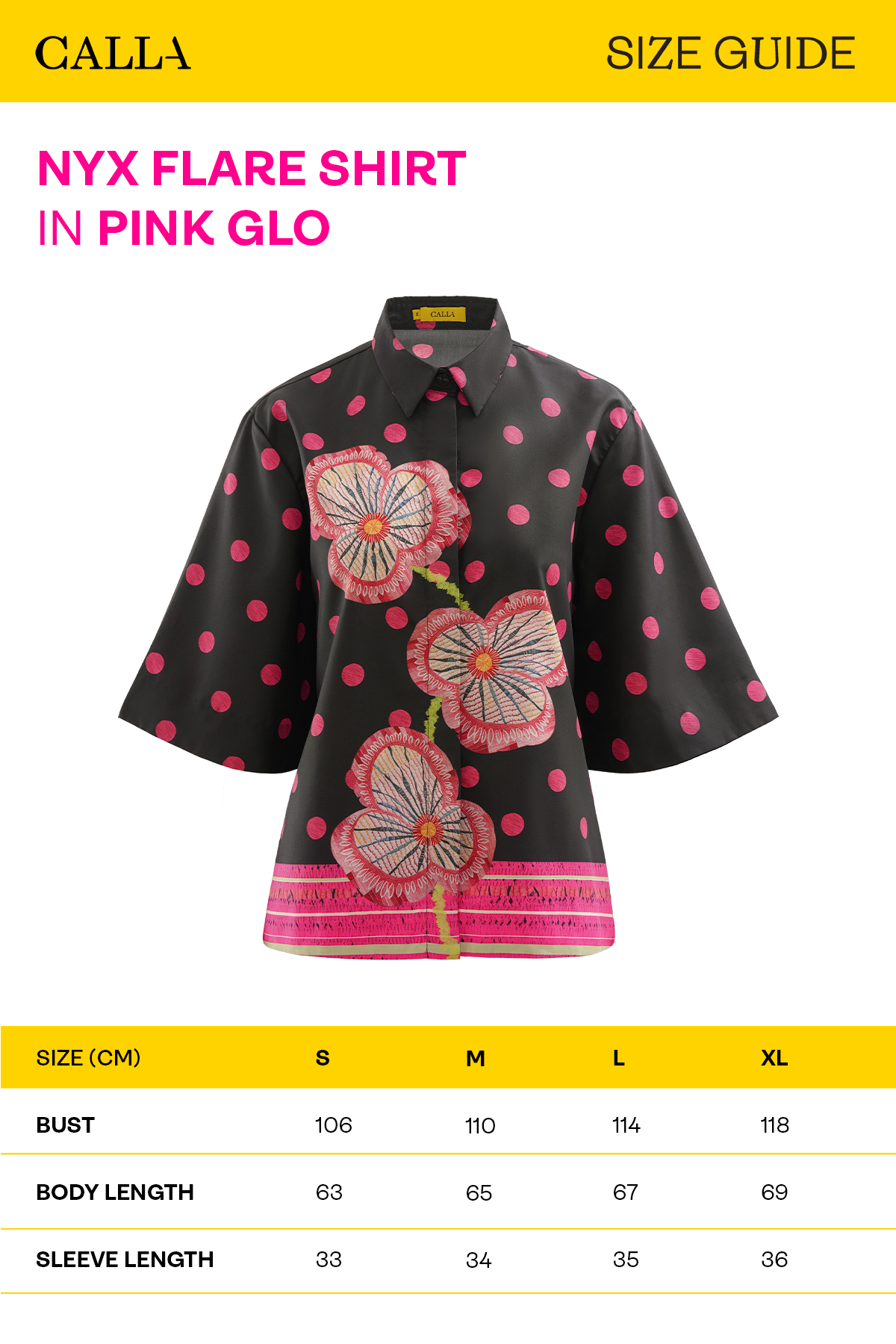 Nyx Flare Shirt - Pink Glo