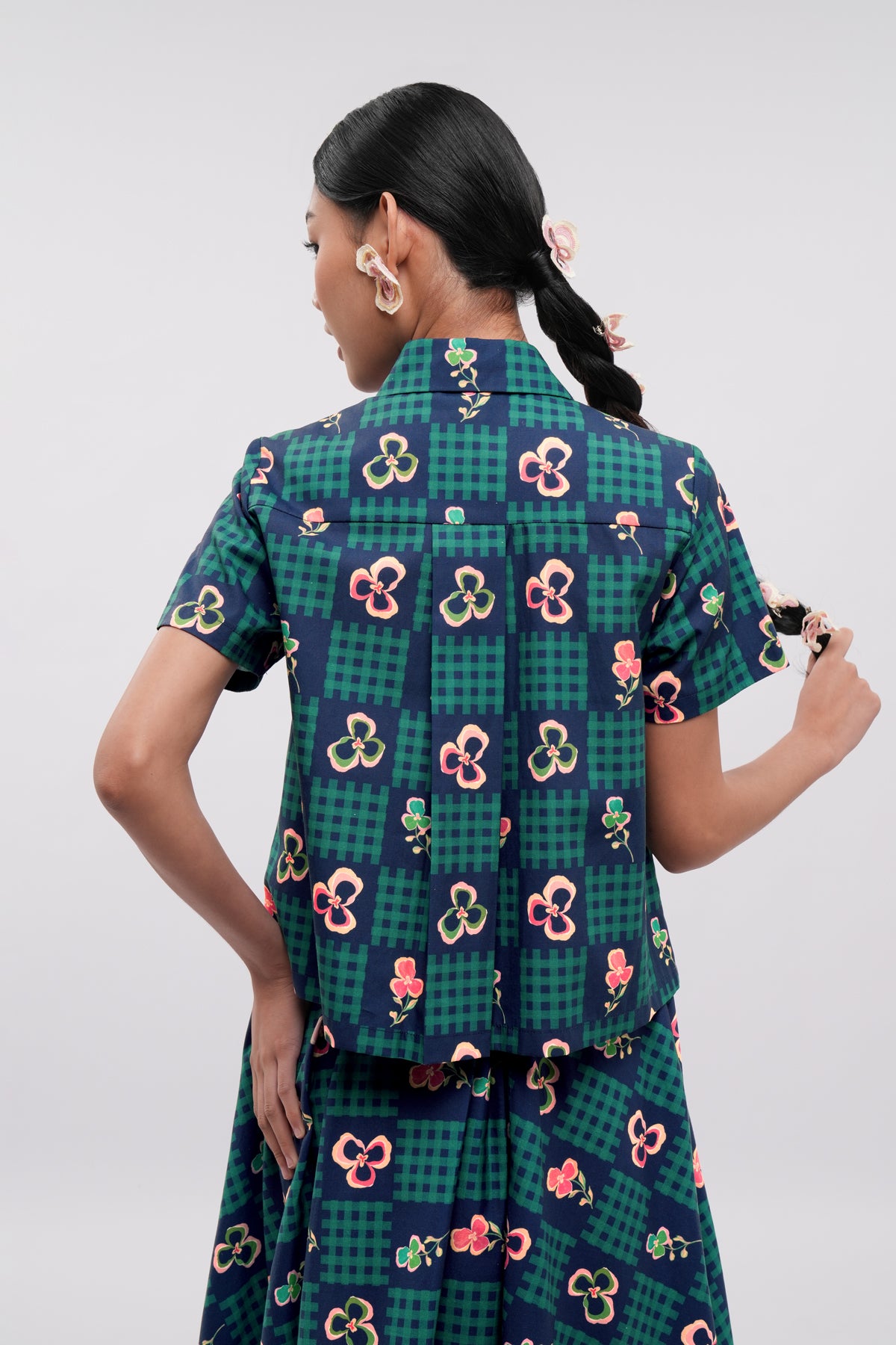 Orelle Crop Shirt - Blume