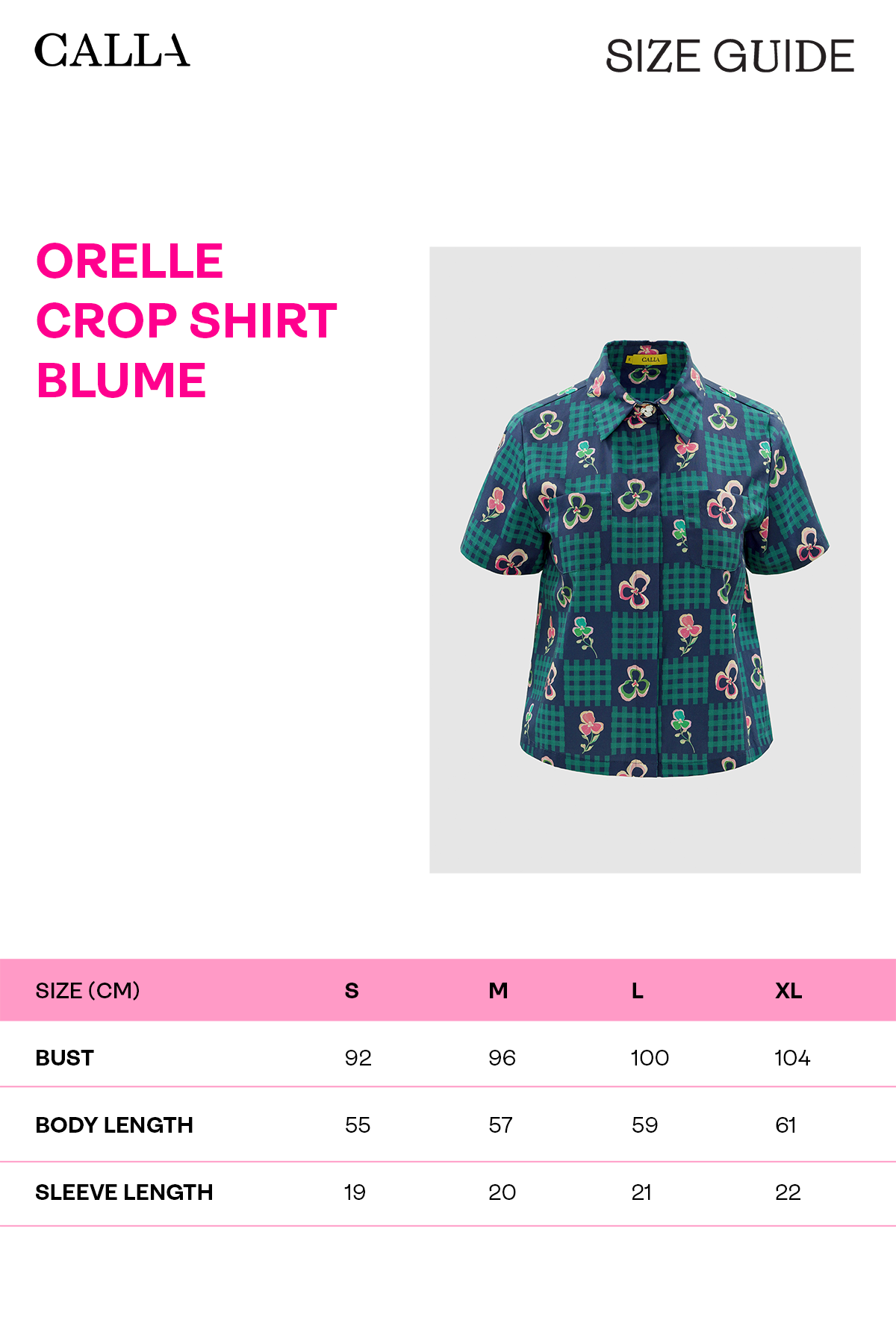 Orelle Crop Shirt - Blume