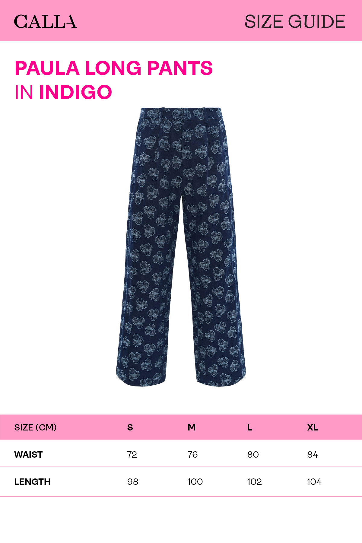Paula Long Pants - Indigo