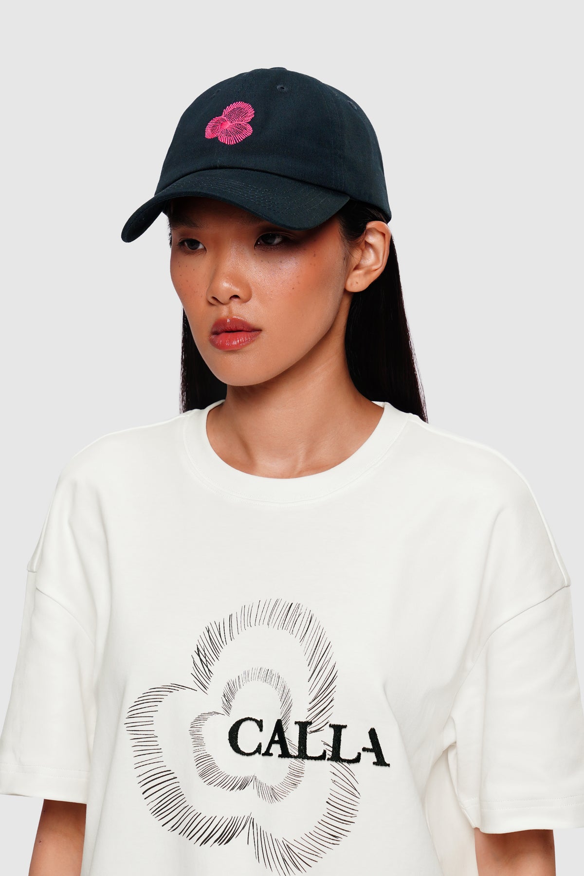 Pansy Cap Calla - Navy