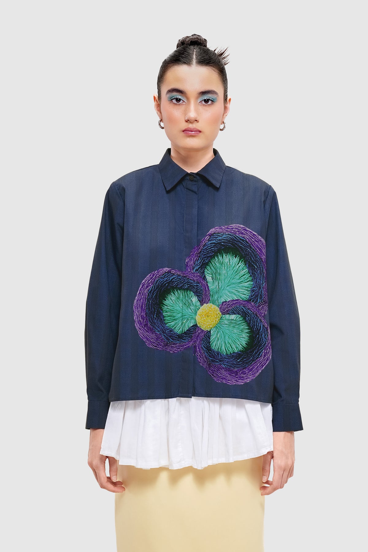 Rhythm Pansy Shirt - Nocturne