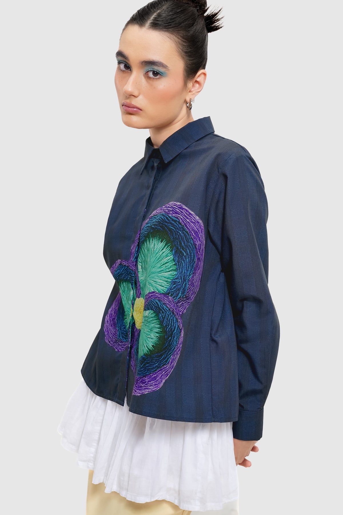Rhythm Pansy Shirt - Nocturne