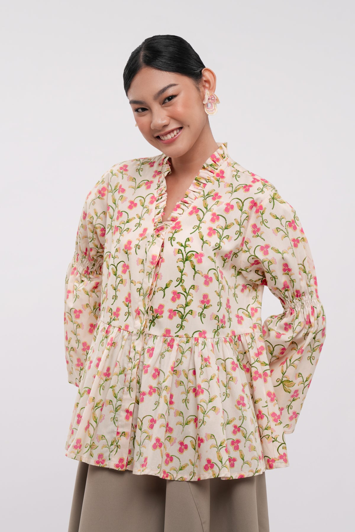 Elois Flounce Shirt - Garten
