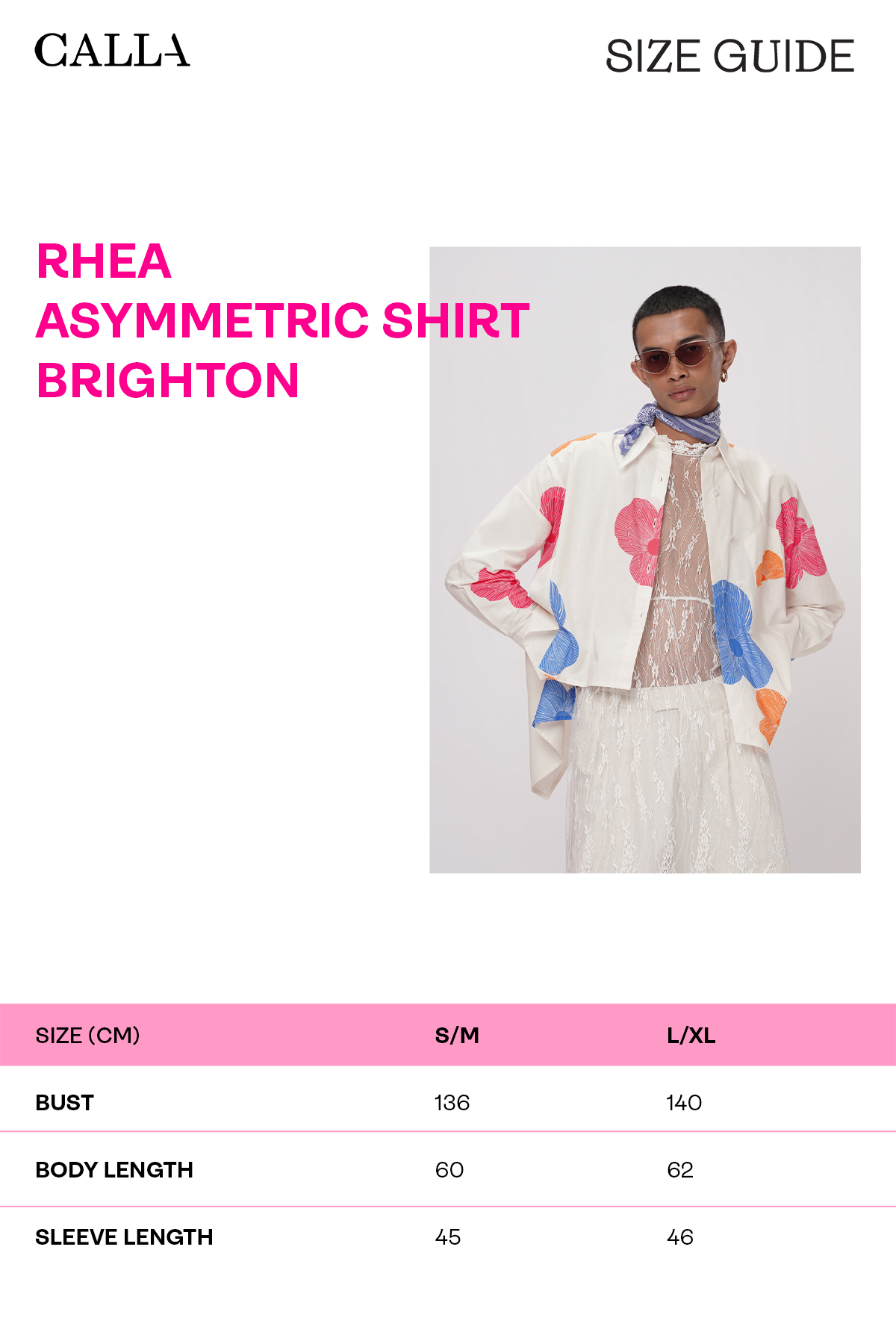 Rhea Asymmetric Shirt - Brighton